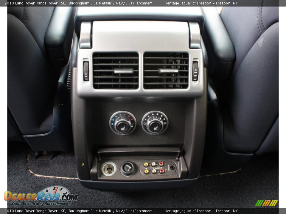 2010 Land Rover Range Rover HSE Buckingham Blue Metallic / Navy Blue/Parchment Photo #18