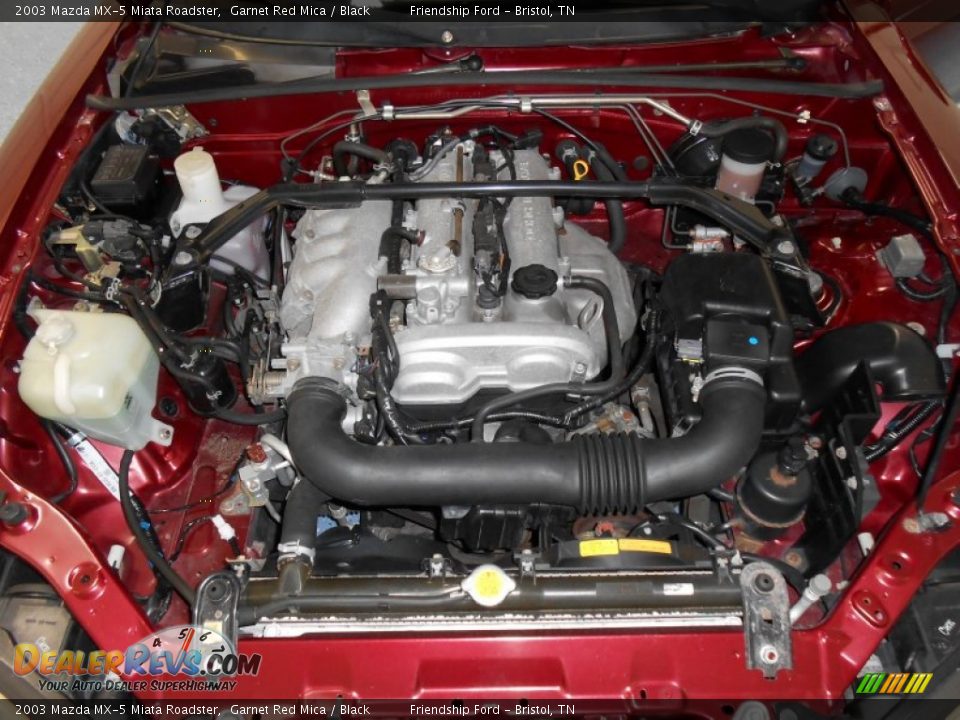 2003 Mazda MX-5 Miata Roadster 1.8L DOHC 16V VVT 4 Cylinder Engine Photo #9