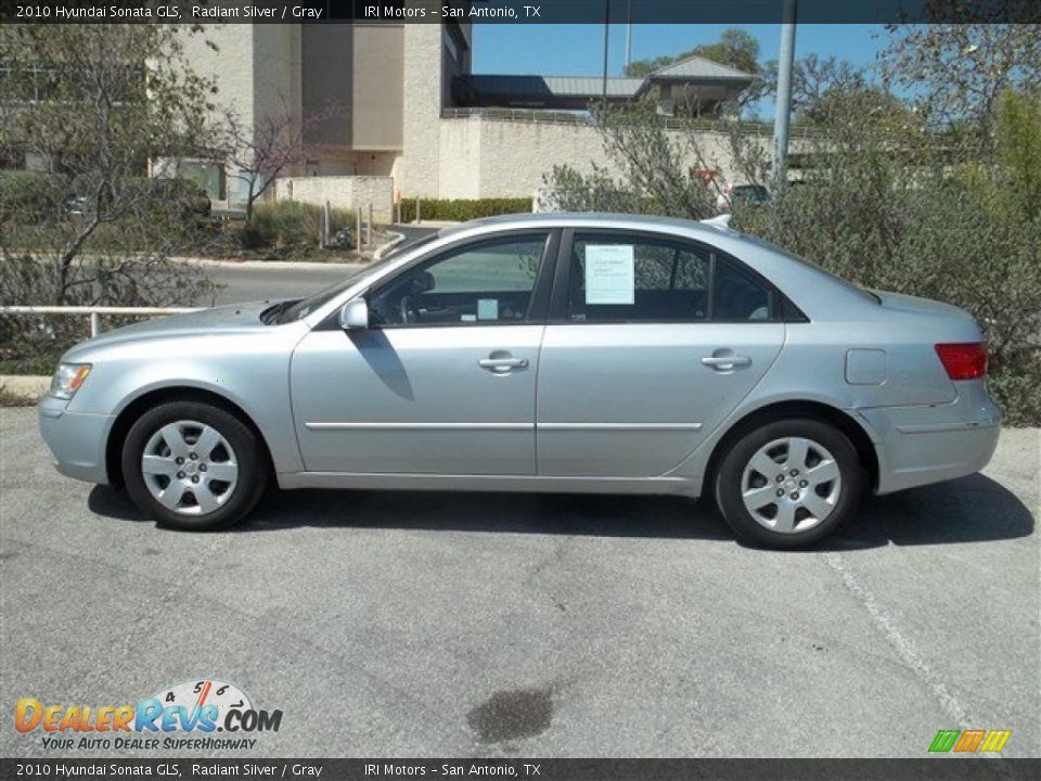 Radiant Silver 2010 Hyundai Sonata GLS Photo #3