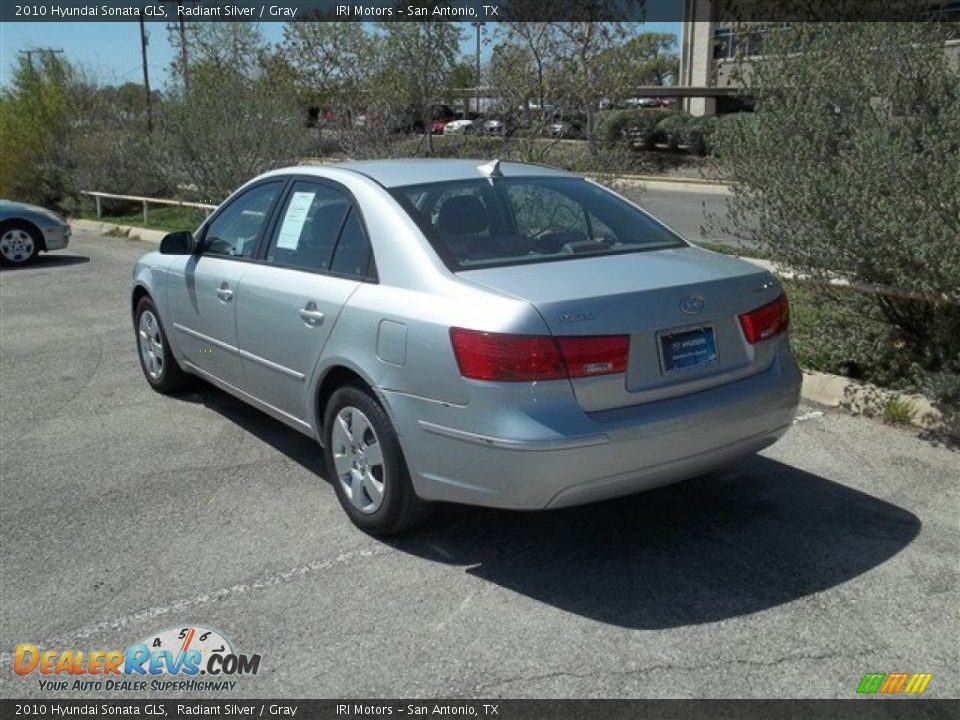2010 Hyundai Sonata GLS Radiant Silver / Gray Photo #4