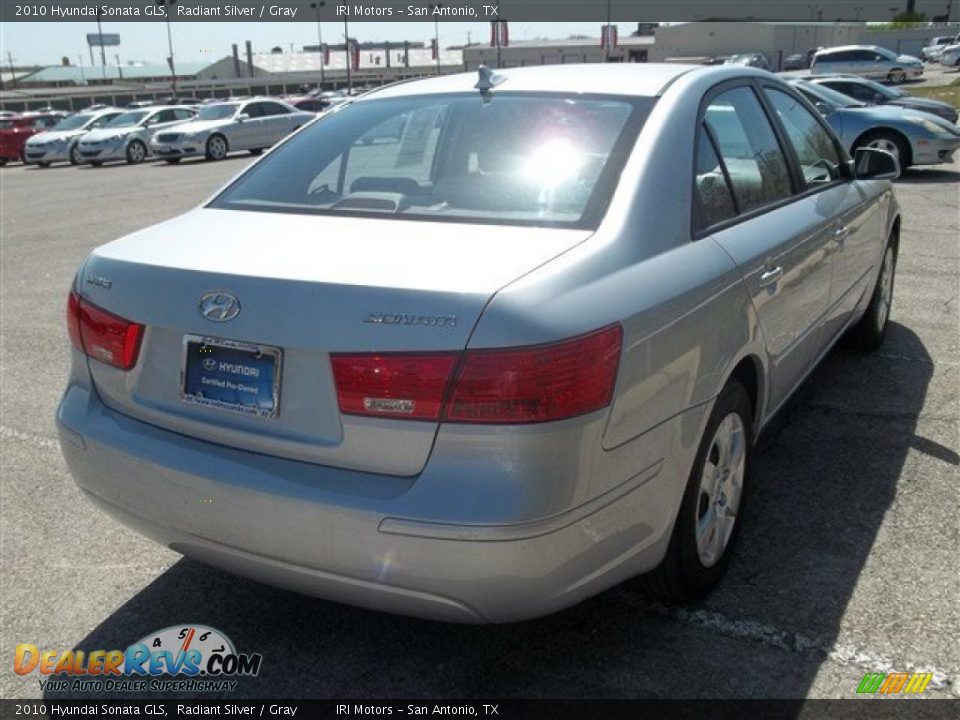 2010 Hyundai Sonata GLS Radiant Silver / Gray Photo #6