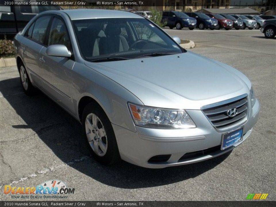 2010 Hyundai Sonata GLS Radiant Silver / Gray Photo #7
