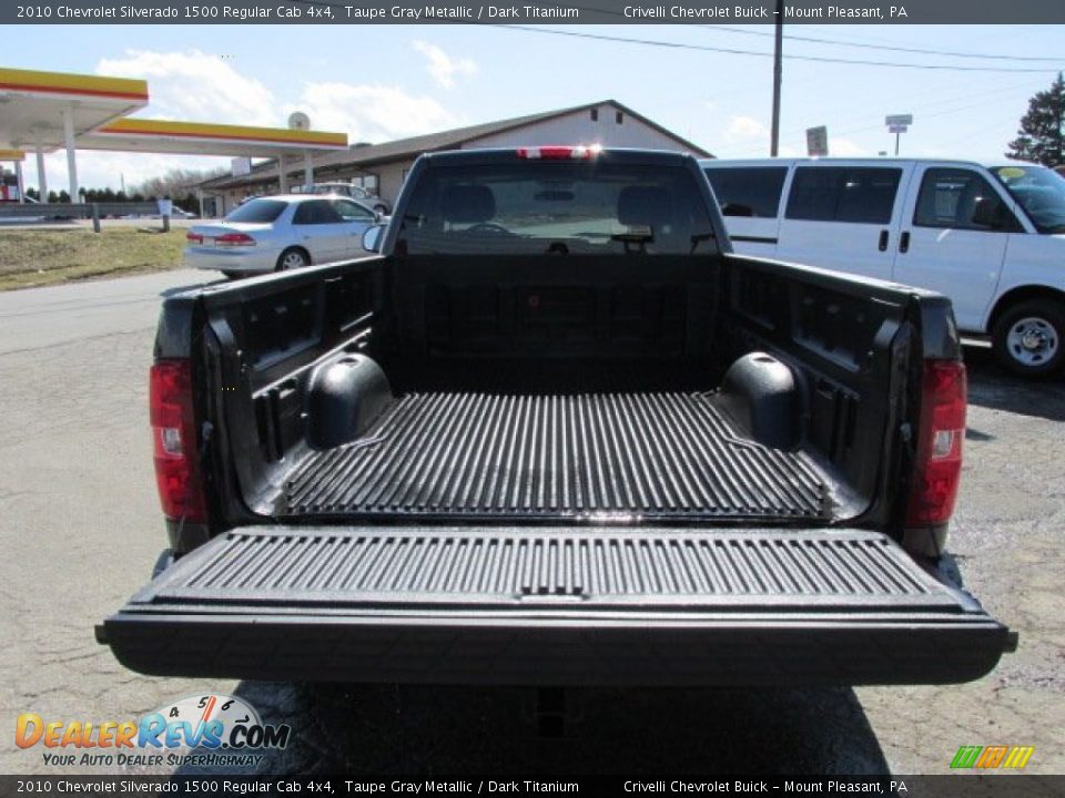 2010 Chevrolet Silverado 1500 Regular Cab 4x4 Taupe Gray Metallic / Dark Titanium Photo #8