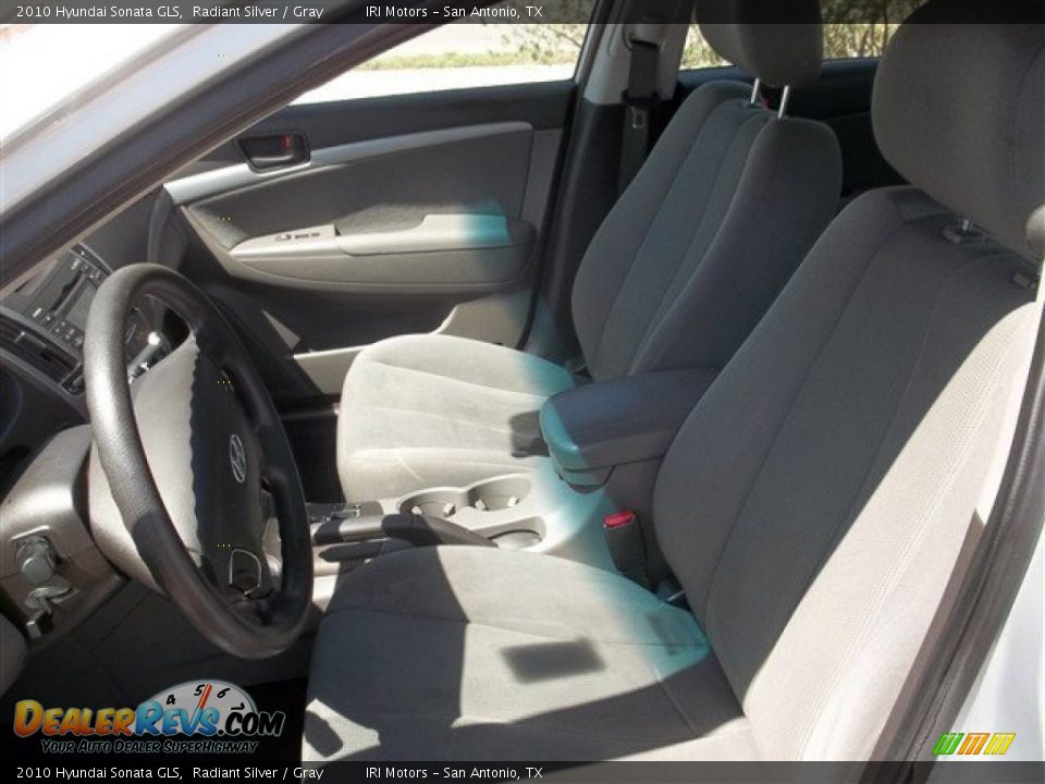 2010 Hyundai Sonata GLS Radiant Silver / Gray Photo #8