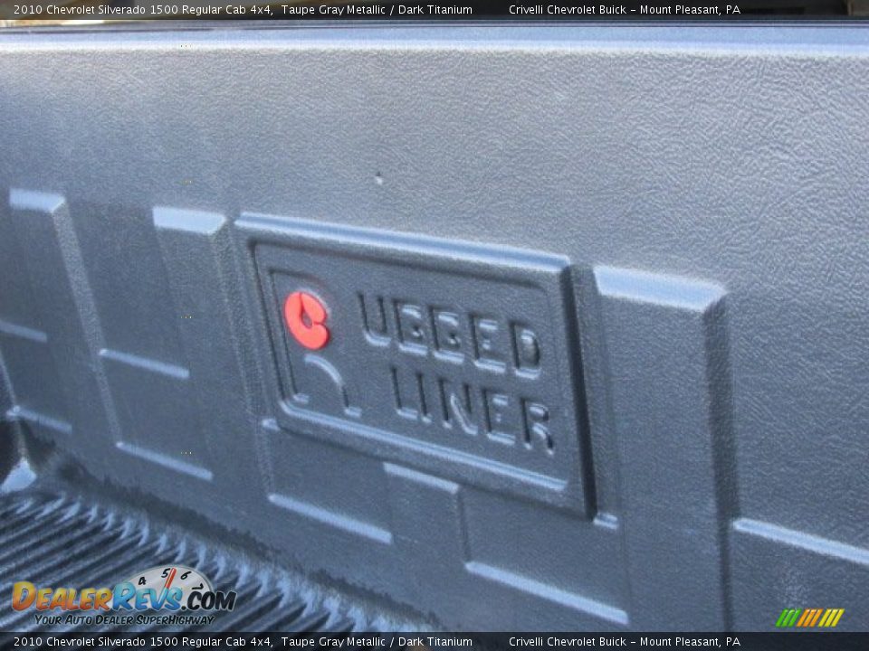 2010 Chevrolet Silverado 1500 Regular Cab 4x4 Taupe Gray Metallic / Dark Titanium Photo #9