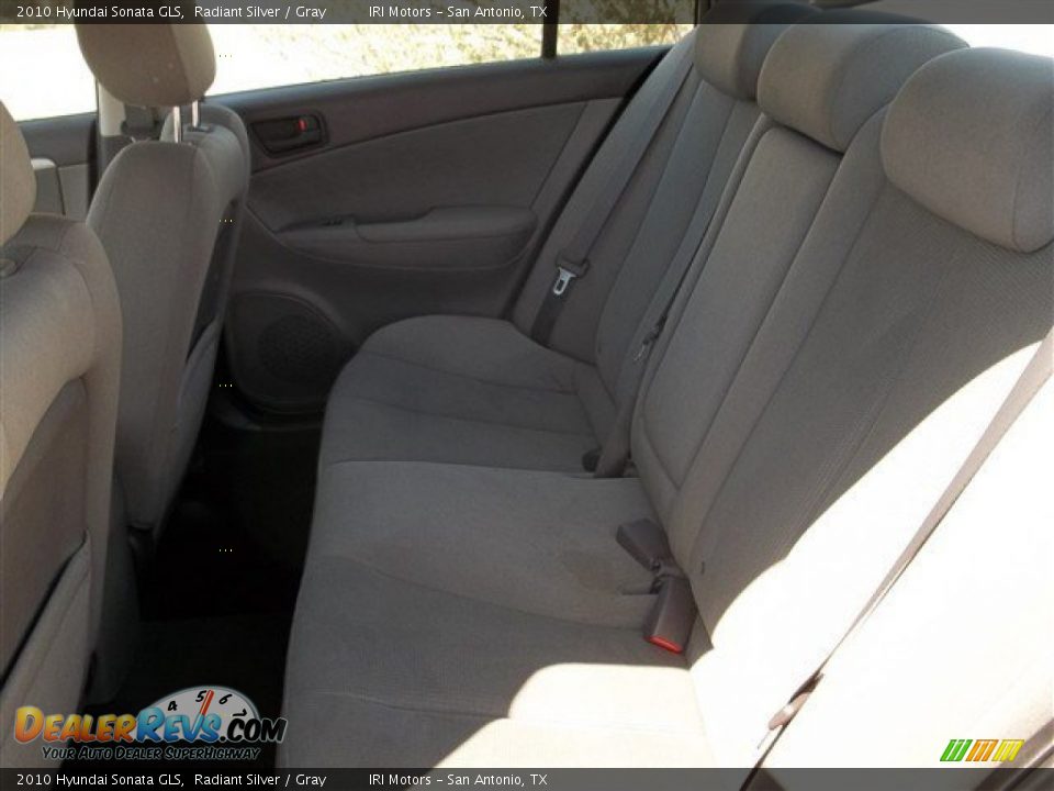 2010 Hyundai Sonata GLS Radiant Silver / Gray Photo #9