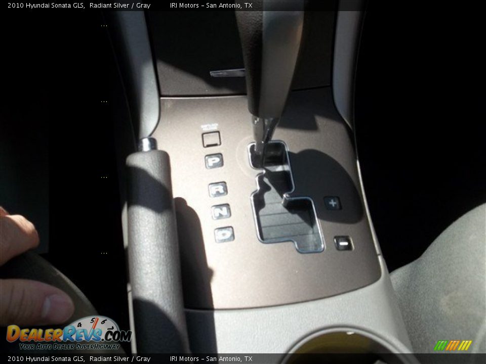 2010 Hyundai Sonata GLS Radiant Silver / Gray Photo #12