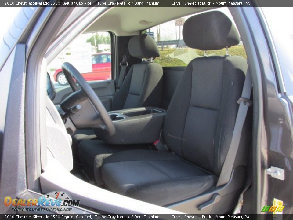 2010 Chevrolet Silverado 1500 Regular Cab 4x4 Taupe Gray Metallic / Dark Titanium Photo #17