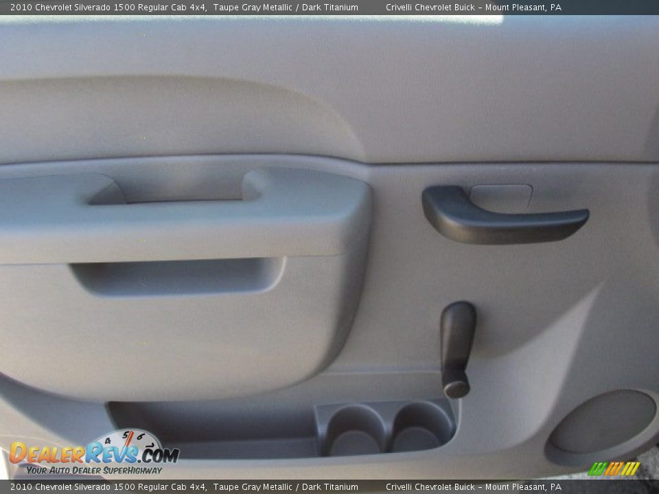 2010 Chevrolet Silverado 1500 Regular Cab 4x4 Taupe Gray Metallic / Dark Titanium Photo #20