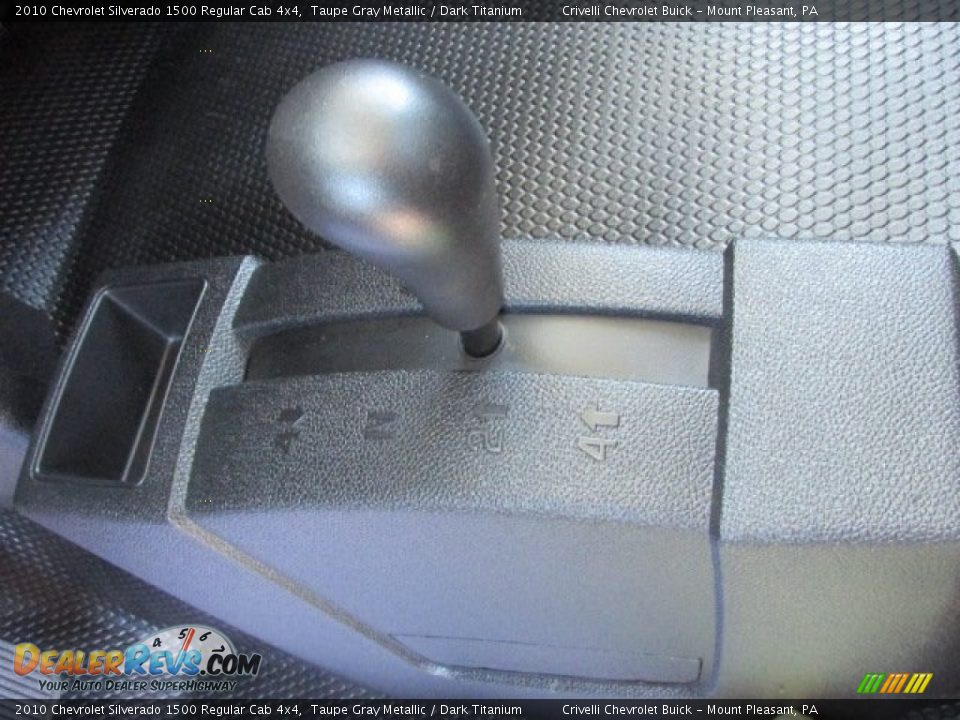 2010 Chevrolet Silverado 1500 Regular Cab 4x4 Taupe Gray Metallic / Dark Titanium Photo #21