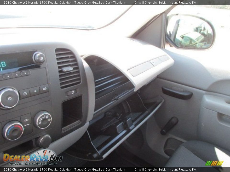 2010 Chevrolet Silverado 1500 Regular Cab 4x4 Taupe Gray Metallic / Dark Titanium Photo #23