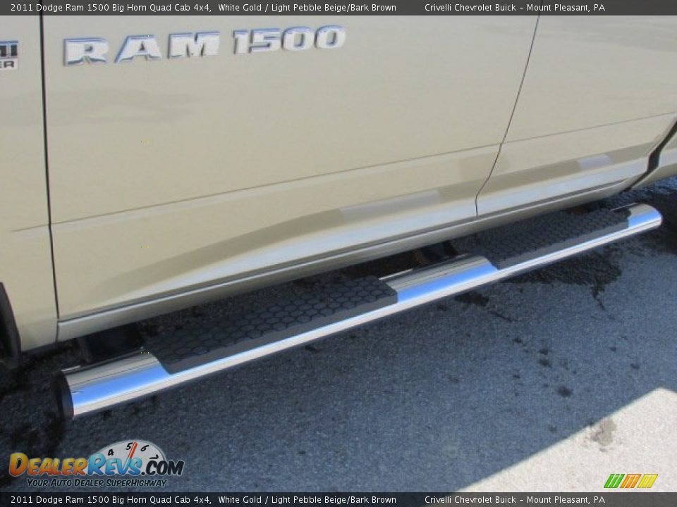 2011 Dodge Ram 1500 Big Horn Quad Cab 4x4 White Gold / Light Pebble Beige/Bark Brown Photo #4