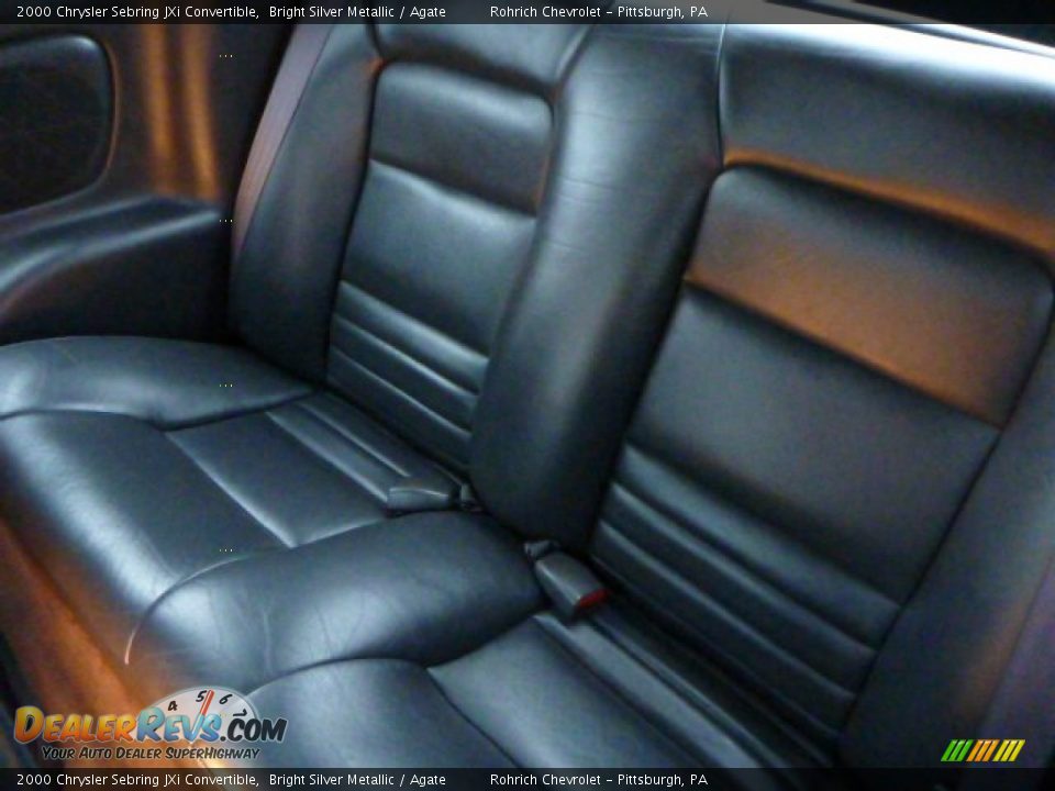 2000 Chrysler Sebring JXi Convertible Bright Silver Metallic / Agate Photo #5
