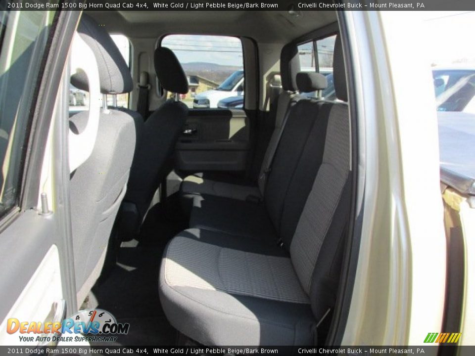 2011 Dodge Ram 1500 Big Horn Quad Cab 4x4 White Gold / Light Pebble Beige/Bark Brown Photo #19