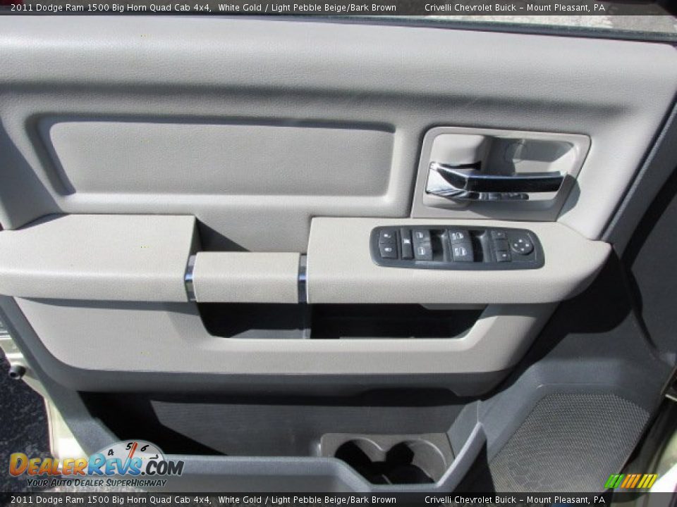 2011 Dodge Ram 1500 Big Horn Quad Cab 4x4 White Gold / Light Pebble Beige/Bark Brown Photo #20