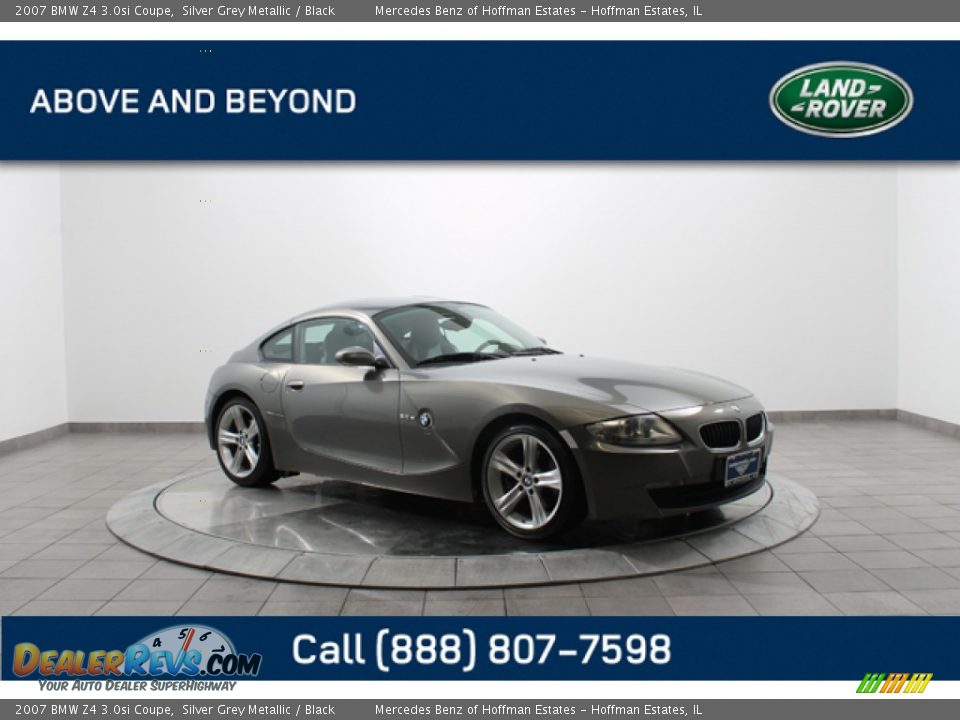 2007 BMW Z4 3.0si Coupe Silver Grey Metallic / Black Photo #1