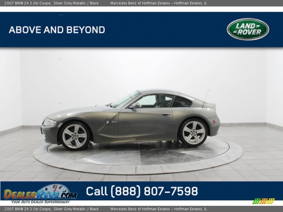 2007 BMW Z4 3.0si Coupe Silver Grey Metallic / Black Photo #2