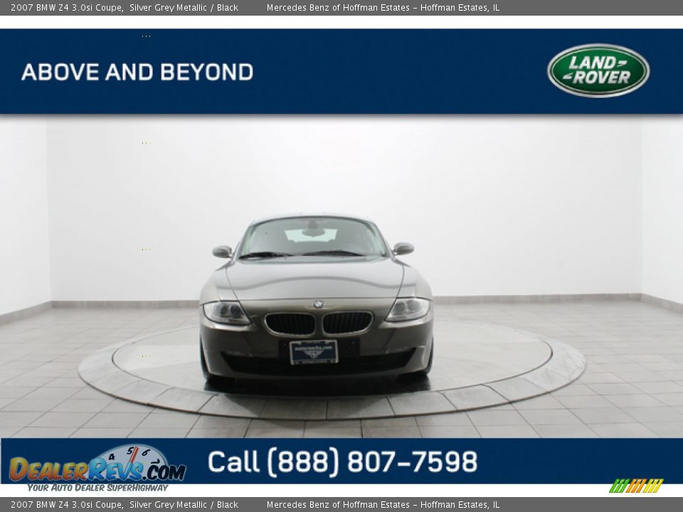 2007 BMW Z4 3.0si Coupe Silver Grey Metallic / Black Photo #3