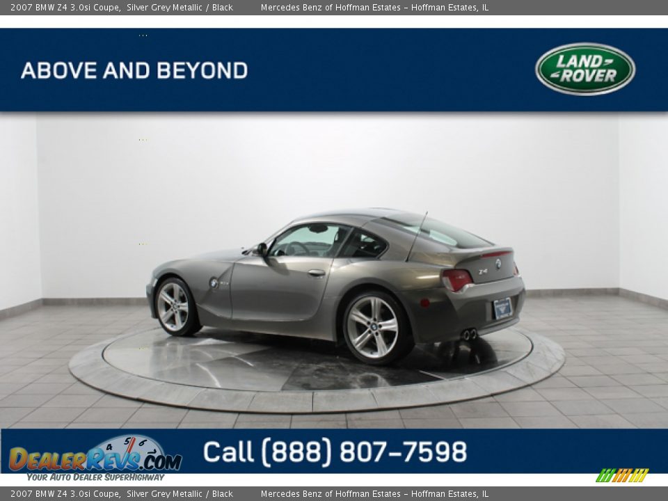 2007 BMW Z4 3.0si Coupe Silver Grey Metallic / Black Photo #5