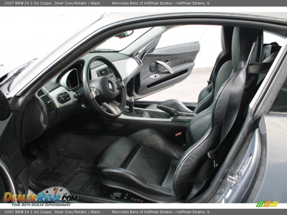 Black Interior - 2007 BMW Z4 3.0si Coupe Photo #16
