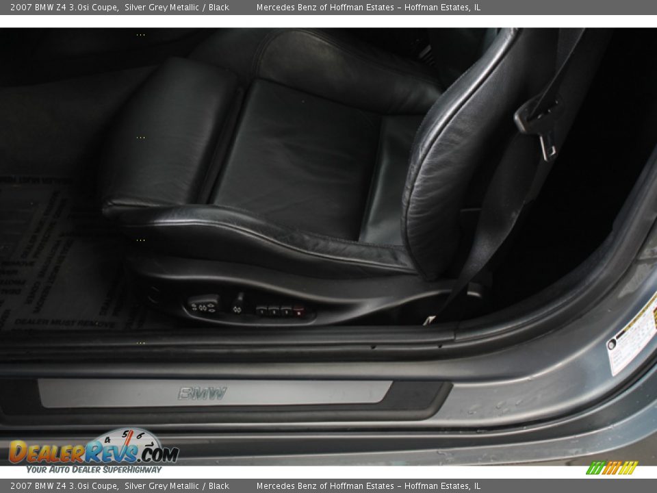 2007 BMW Z4 3.0si Coupe Silver Grey Metallic / Black Photo #17