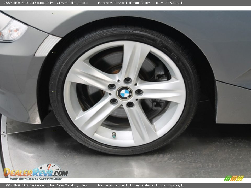 2007 BMW Z4 3.0si Coupe Silver Grey Metallic / Black Photo #25