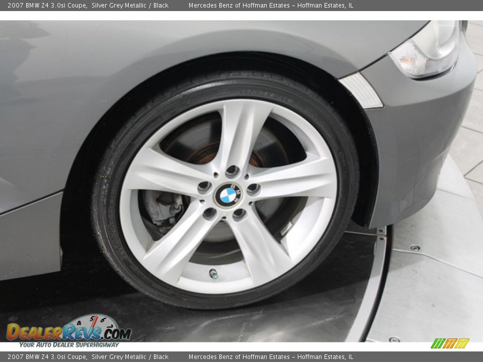 2007 BMW Z4 3.0si Coupe Silver Grey Metallic / Black Photo #26