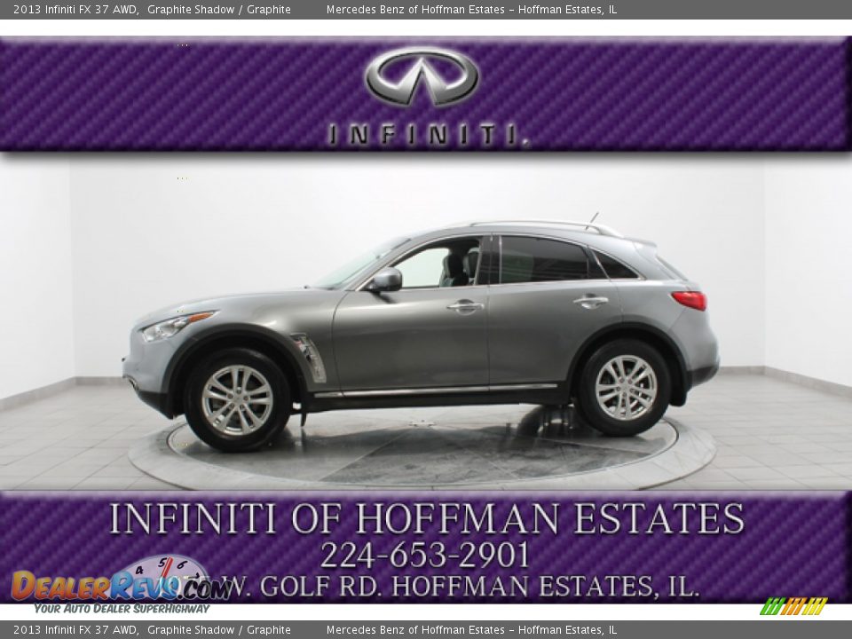 2013 Infiniti FX 37 AWD Graphite Shadow / Graphite Photo #2