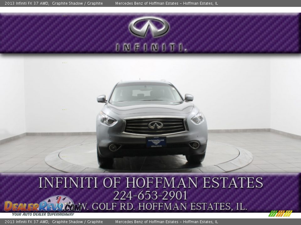 2013 Infiniti FX 37 AWD Graphite Shadow / Graphite Photo #3