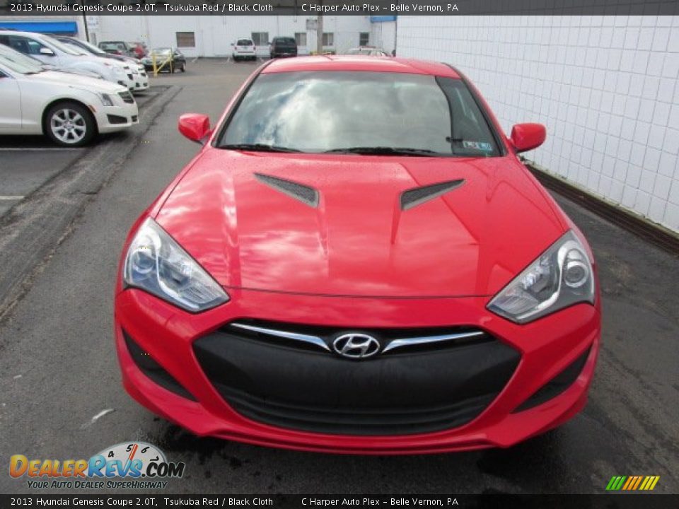 2013 Hyundai Genesis Coupe 2.0T Tsukuba Red / Black Cloth Photo #4
