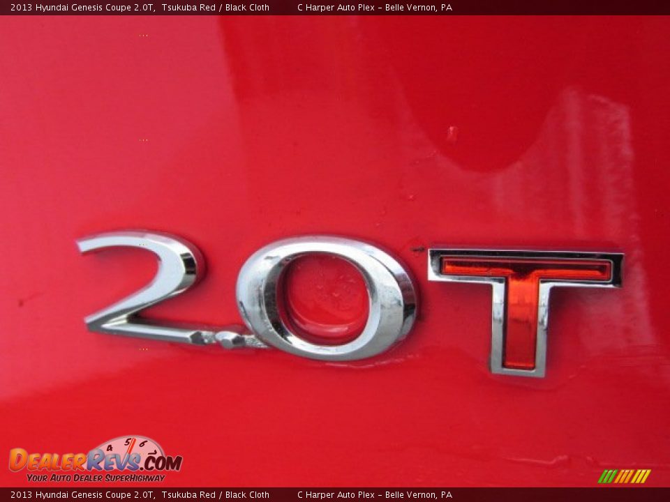 2013 Hyundai Genesis Coupe 2.0T Tsukuba Red / Black Cloth Photo #9