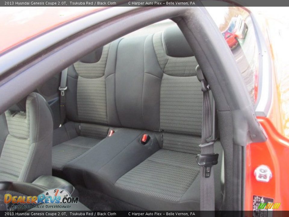 Rear Seat of 2013 Hyundai Genesis Coupe 2.0T Photo #15