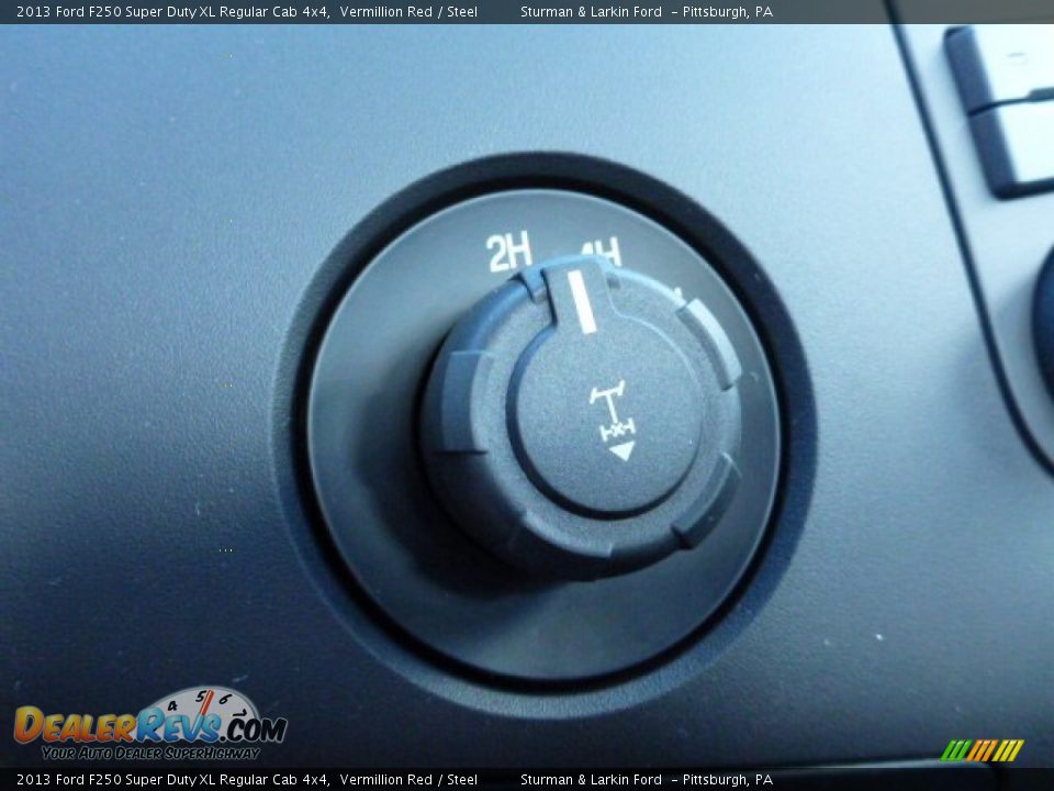 2013 Ford F250 Super Duty XL Regular Cab 4x4 Vermillion Red / Steel Photo #11