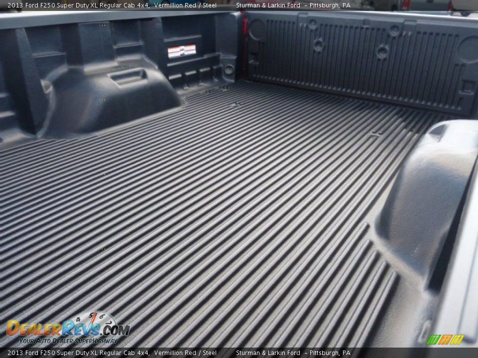 2013 Ford F250 Super Duty XL Regular Cab 4x4 Vermillion Red / Steel Photo #12