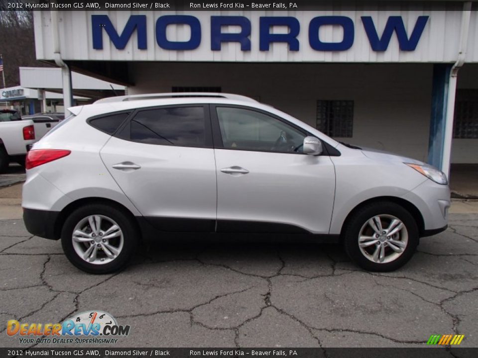 2012 Hyundai Tucson GLS AWD Diamond Silver / Black Photo #1