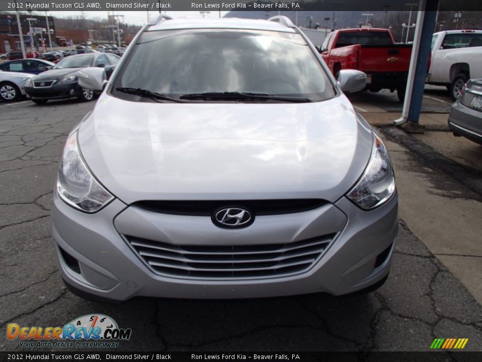 2012 Hyundai Tucson GLS AWD Diamond Silver / Black Photo #3