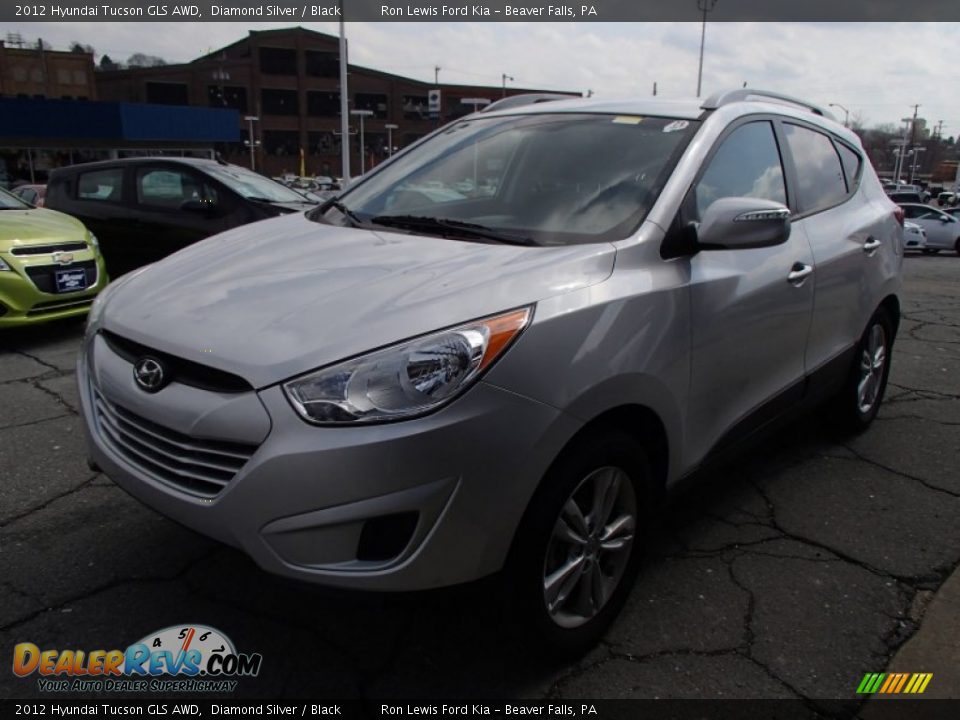 2012 Hyundai Tucson GLS AWD Diamond Silver / Black Photo #4
