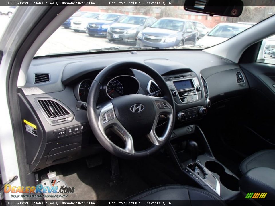 2012 Hyundai Tucson GLS AWD Diamond Silver / Black Photo #10
