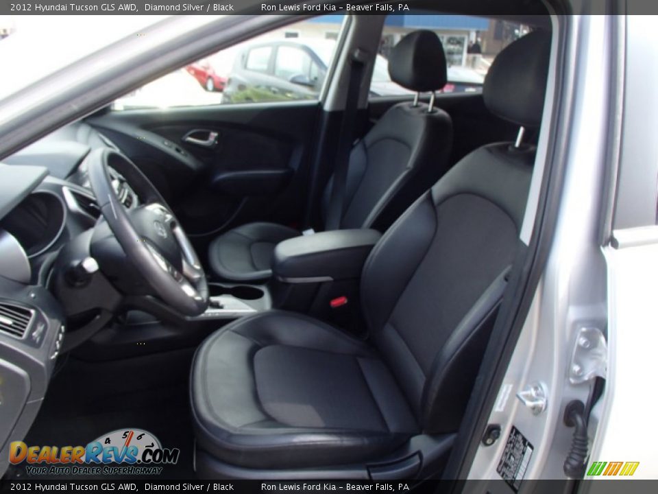 2012 Hyundai Tucson GLS AWD Diamond Silver / Black Photo #11