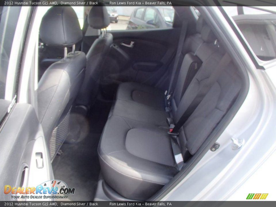 2012 Hyundai Tucson GLS AWD Diamond Silver / Black Photo #13