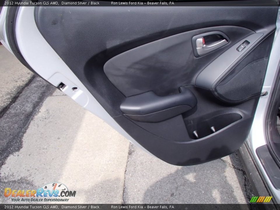2012 Hyundai Tucson GLS AWD Diamond Silver / Black Photo #14