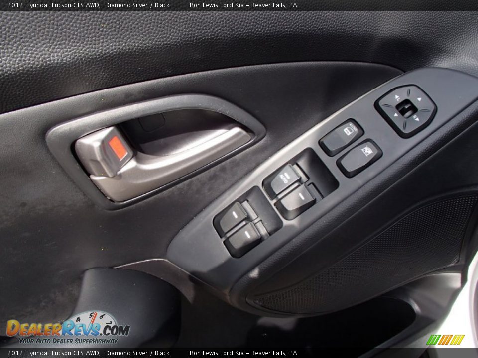 2012 Hyundai Tucson GLS AWD Diamond Silver / Black Photo #15