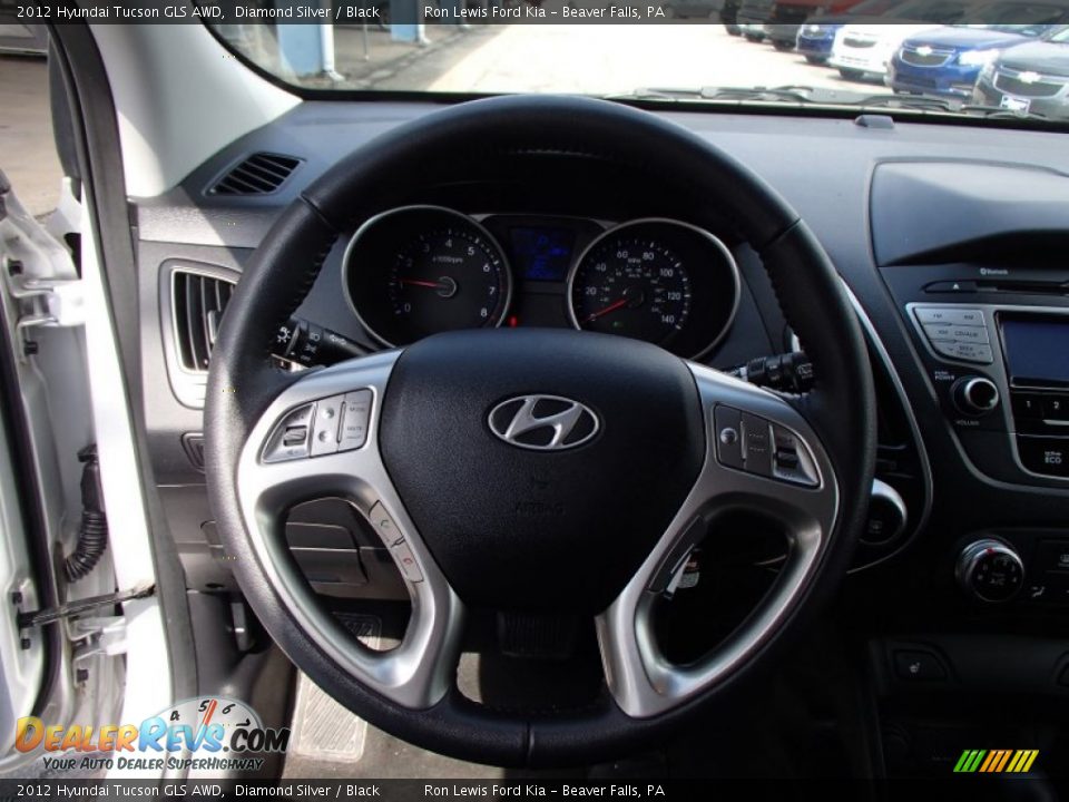 2012 Hyundai Tucson GLS AWD Diamond Silver / Black Photo #18