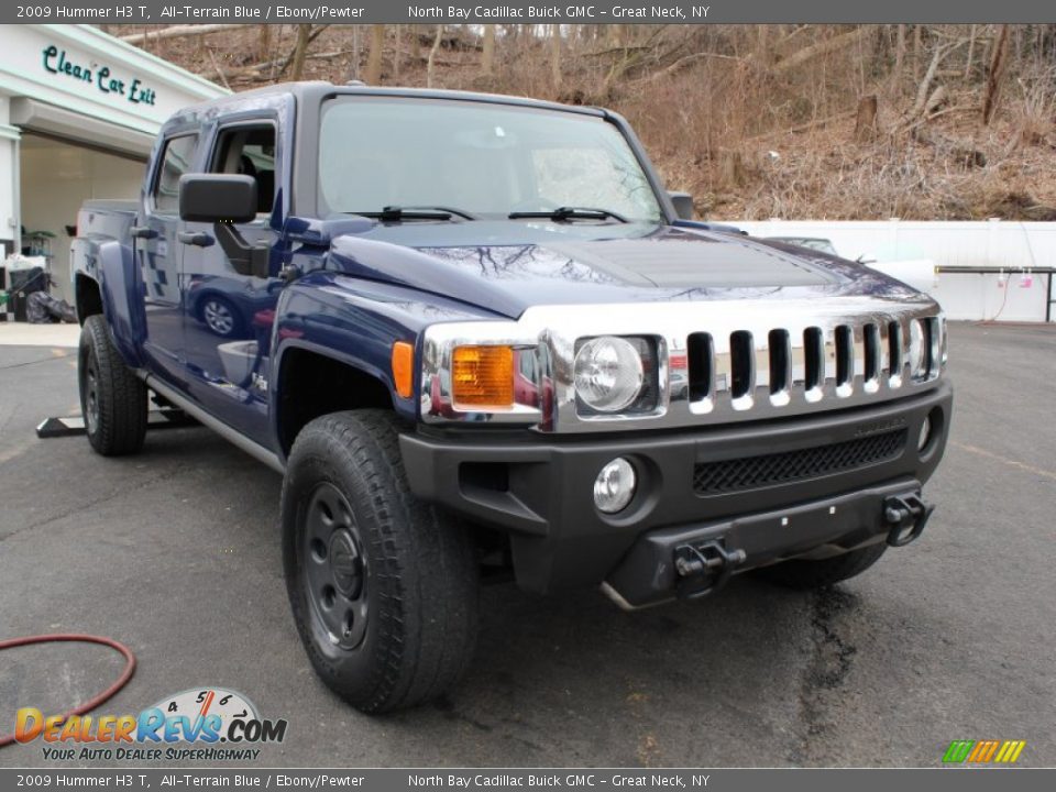 2009 Hummer H3 T All-Terrain Blue / Ebony/Pewter Photo #7