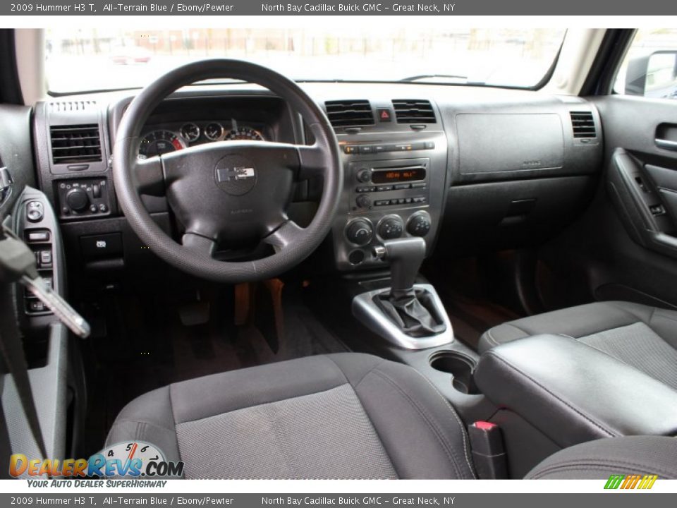 Ebony/Pewter Interior - 2009 Hummer H3 T Photo #24