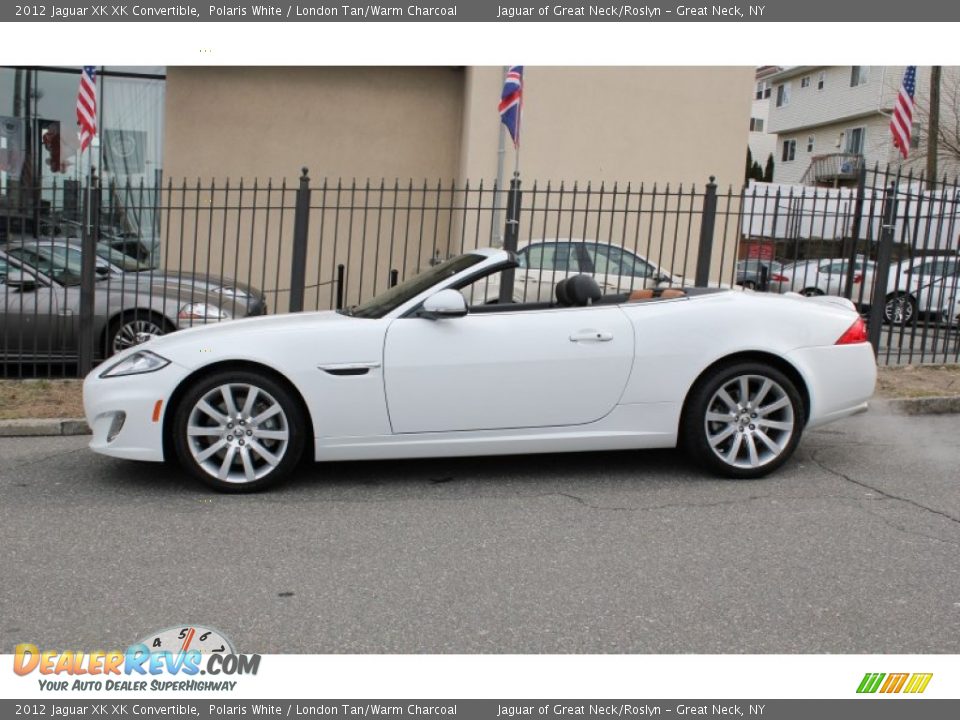 Polaris White 2012 Jaguar XK XK Convertible Photo #3
