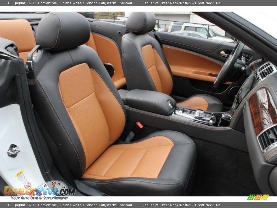 London Tan/Warm Charcoal Interior - 2012 Jaguar XK XK Convertible Photo #10