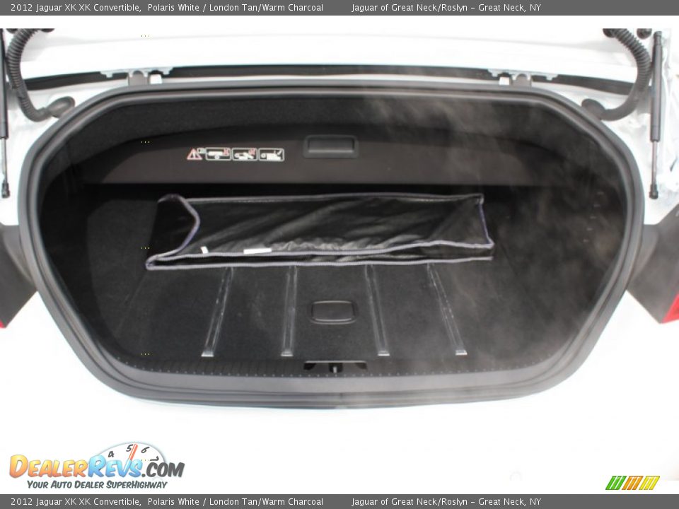 2012 Jaguar XK XK Convertible Polaris White / London Tan/Warm Charcoal Photo #13
