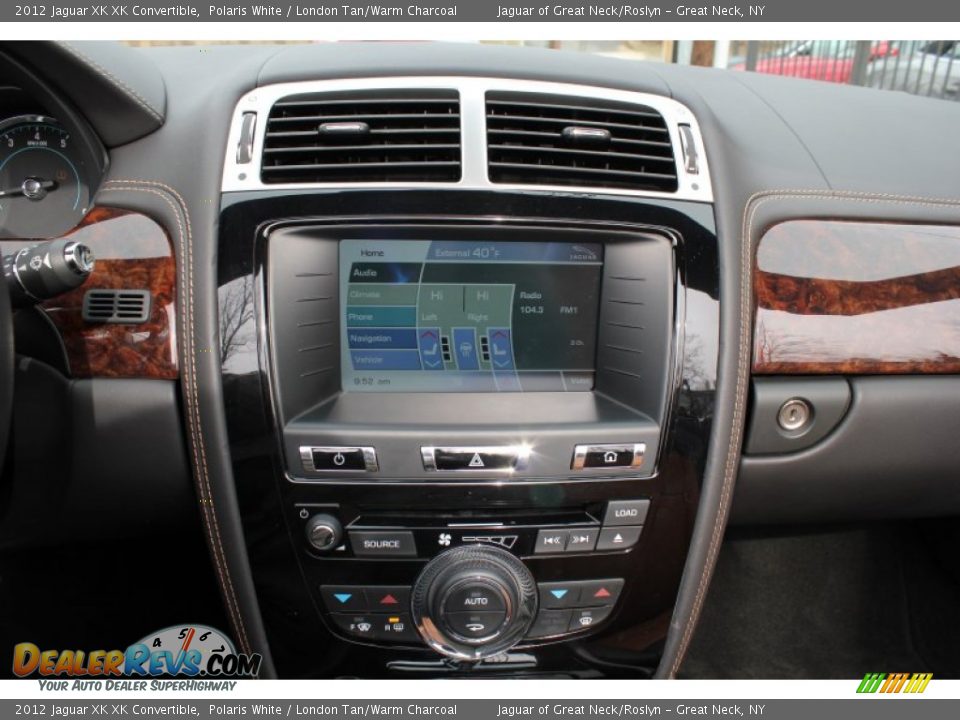 2012 Jaguar XK XK Convertible Polaris White / London Tan/Warm Charcoal Photo #17