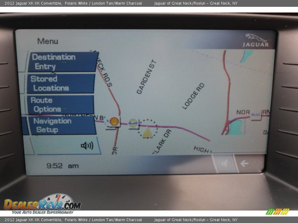 Navigation of 2012 Jaguar XK XK Convertible Photo #19